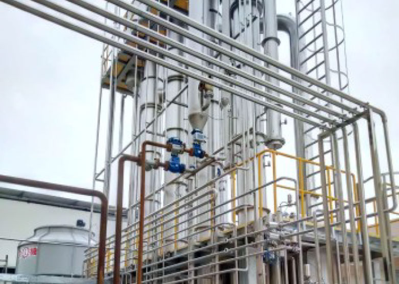 Évaporateur sous vide à film tombant